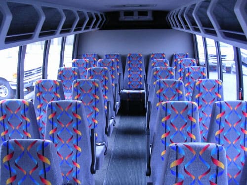 College Station 15-35 Passenger Minibuses Interior