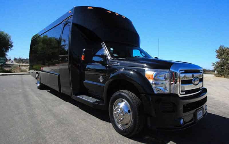 Round Rock 30 Passenger Party Bus Black